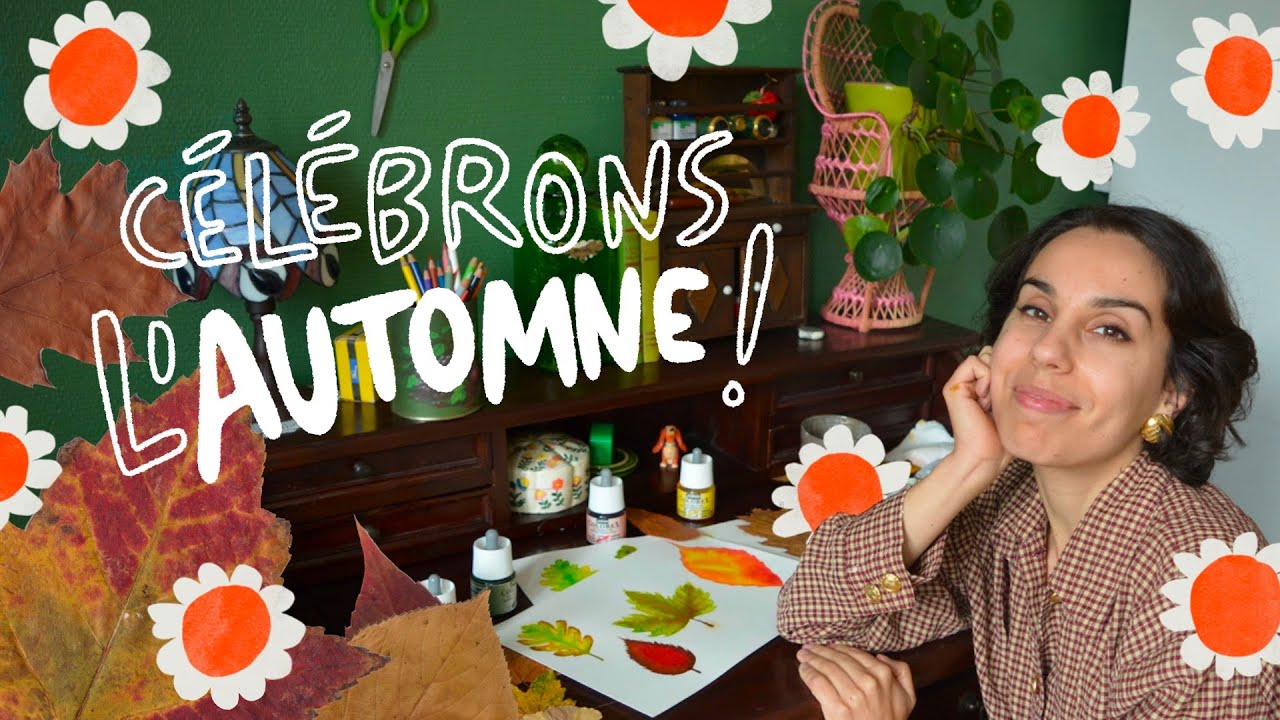 Tuto aquarelle - Balade en forêt et peinture de feuilles d’automne