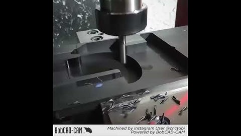 Machined by Instagram User @cnctobi - Powered by BobCAD-CAM