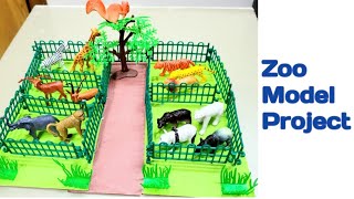 zoo model project for science project/nursery project making easy