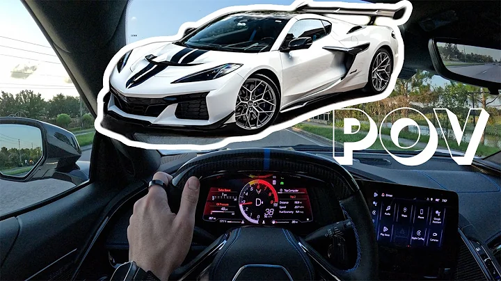 2025 Corvette ZR1 Driving POV - No Talking, Sunset Drive, Engine / Exhaust Sounds