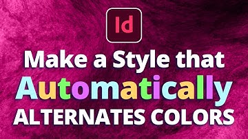 Automatically Cycle Through Colors in a Paragraph Style • Adobe InDesign