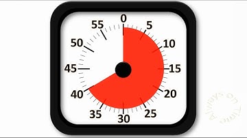 40-minute visual timer