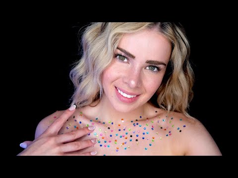 ASMR JEWEL BODY TAPPING & SCRATCHING 💎 (Sooooo Tingly & Up Close)