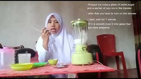 Procedure Text   How to make pop ice