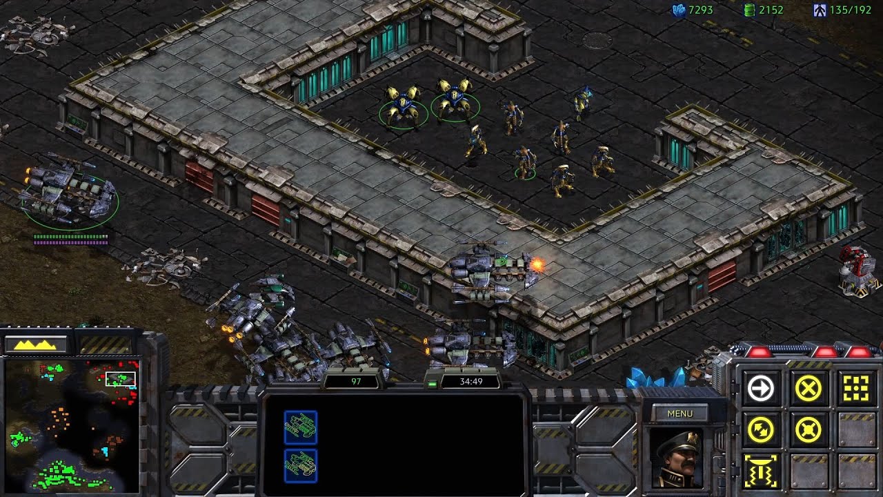 The Commander belays Mengsk's orders and joins the Protoss - YouTube
