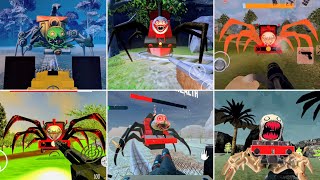 Spider train game play 14/02/2026 Scary spider choo charlie train  screenshot 3