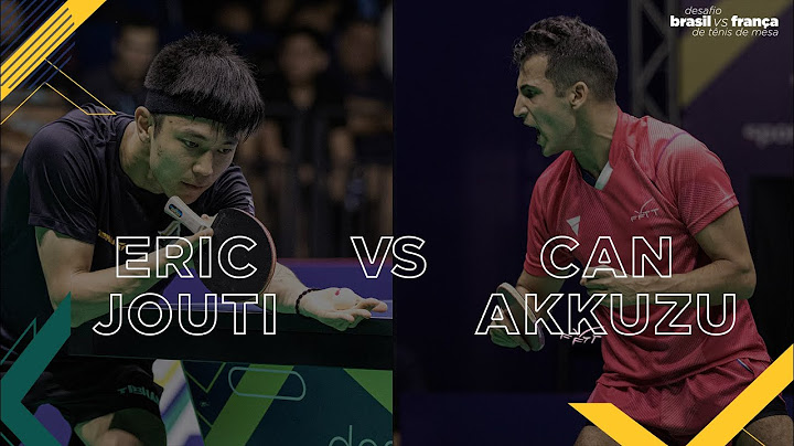 Eric Jouti vs Can Akkuzu | Desafio Brasil vs França de Tênis de Mesa