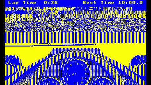 Acornsoft Revs - Formula 3 at Silverstone simulator (BBC Micro game)