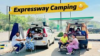 Expressway Par Ghar Bana Liya 😱 | Car Camping Reality | @Himachali_traveller 