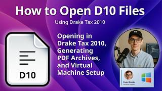 D10 फाइलें (Drake Software डेटा) कैसे खोलें screenshot 5