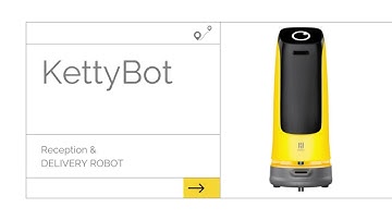 KettyBot  - Delivery & Reception Robot with an Ad Display