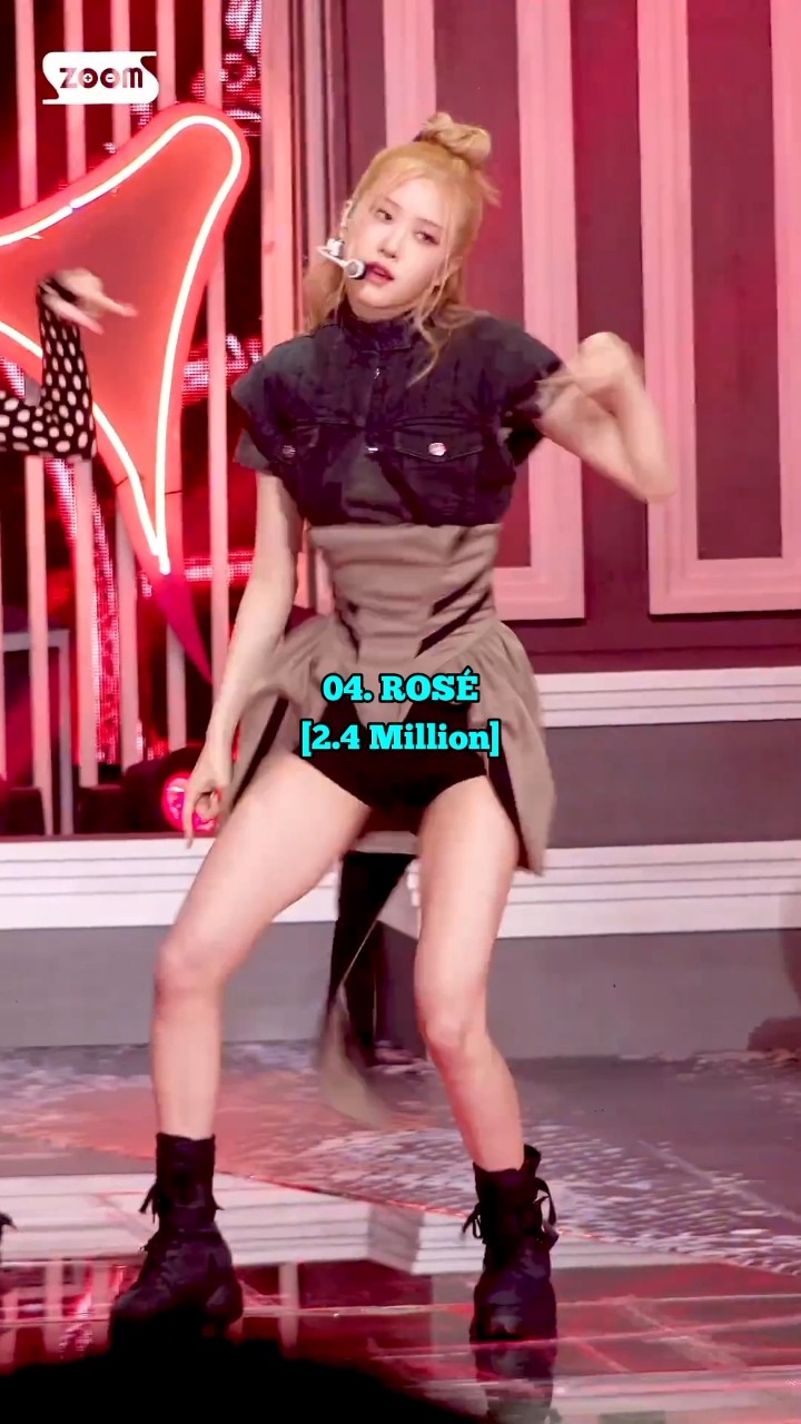 MOST VIEWED BLACKPINK SOLO 'PINK VENOM' PERFORMANCE ON INKIGAYO STAGE #rosé #lisa #jennie #jisoo