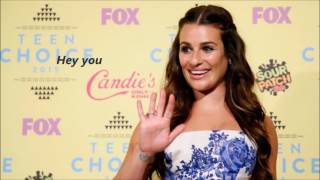 Lea Michele - Hey You with lyrics