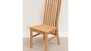 Lichfield Timber Seat Solid Oak Dining Chair