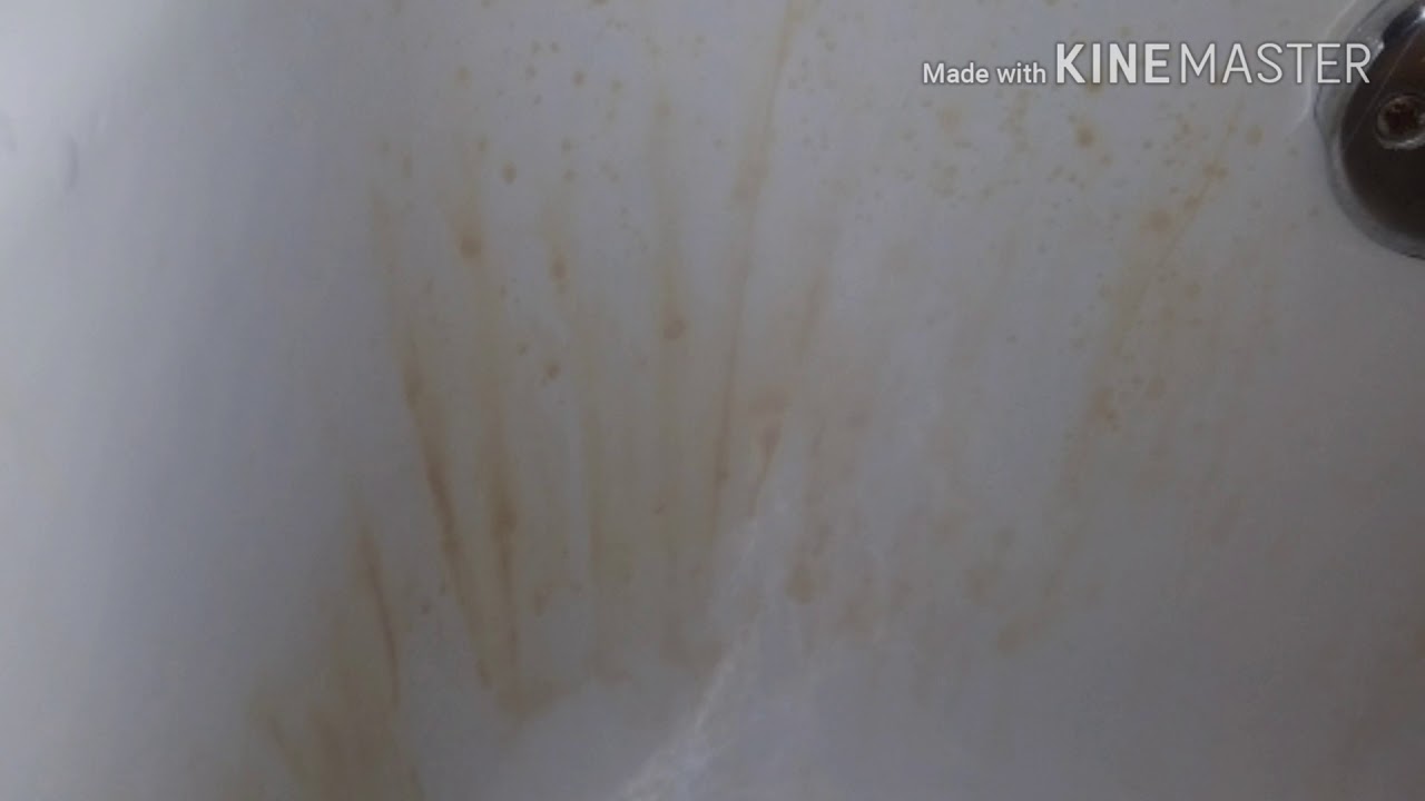 How To Remove Brown Bleach Stains From, Why Does Bleach Turn My Bathtub Brown