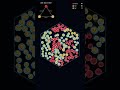 feelings Hexagon zerog Three-Way Battle! #shorts #battleroyale #games #generativeart