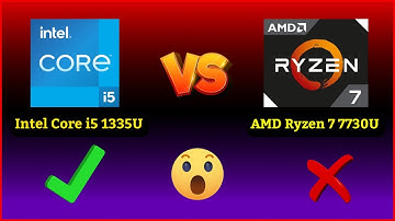 Intel i5 1335U 🆚 Ryzen 7730U  ||🔥Processor Compare🔥||