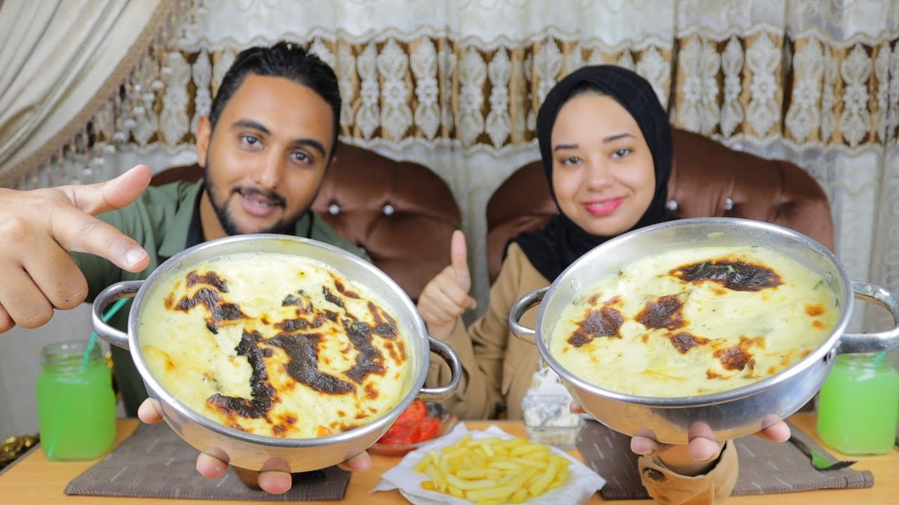 تحدي اكل طاسات مكرونة نجرسكو بالفراخ والعقاب الي اوله شرط اخرو نور