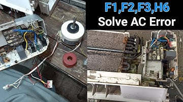 F1,F2,F3.H6 Fix Error Showing in Air Conditioner Easy To Solve in Urdu/Hindi