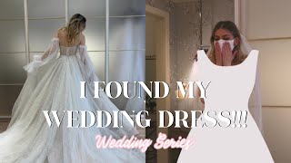 WEDDING DRESS SHOPPING (I found the one!!!) 😭🤍