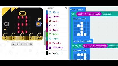 Programación con MakeCode - Micro:bit - Taller 3 Entradas booleanas para imprimir números.