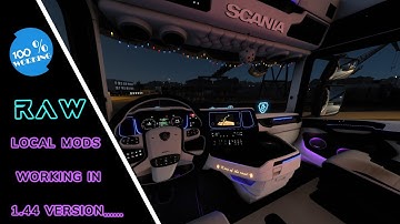 How to play with local mods after 1.44 update in ETS2? | ETS2 profile run problem solved #ets2 #raw