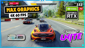Asphalt Legends Unite Gameplay PC Ultra Graphics 4K 60 FPS | 20th Anniversary Update 2025