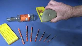 New Twist Drills I use to Drill Glass Bottles & Stone.