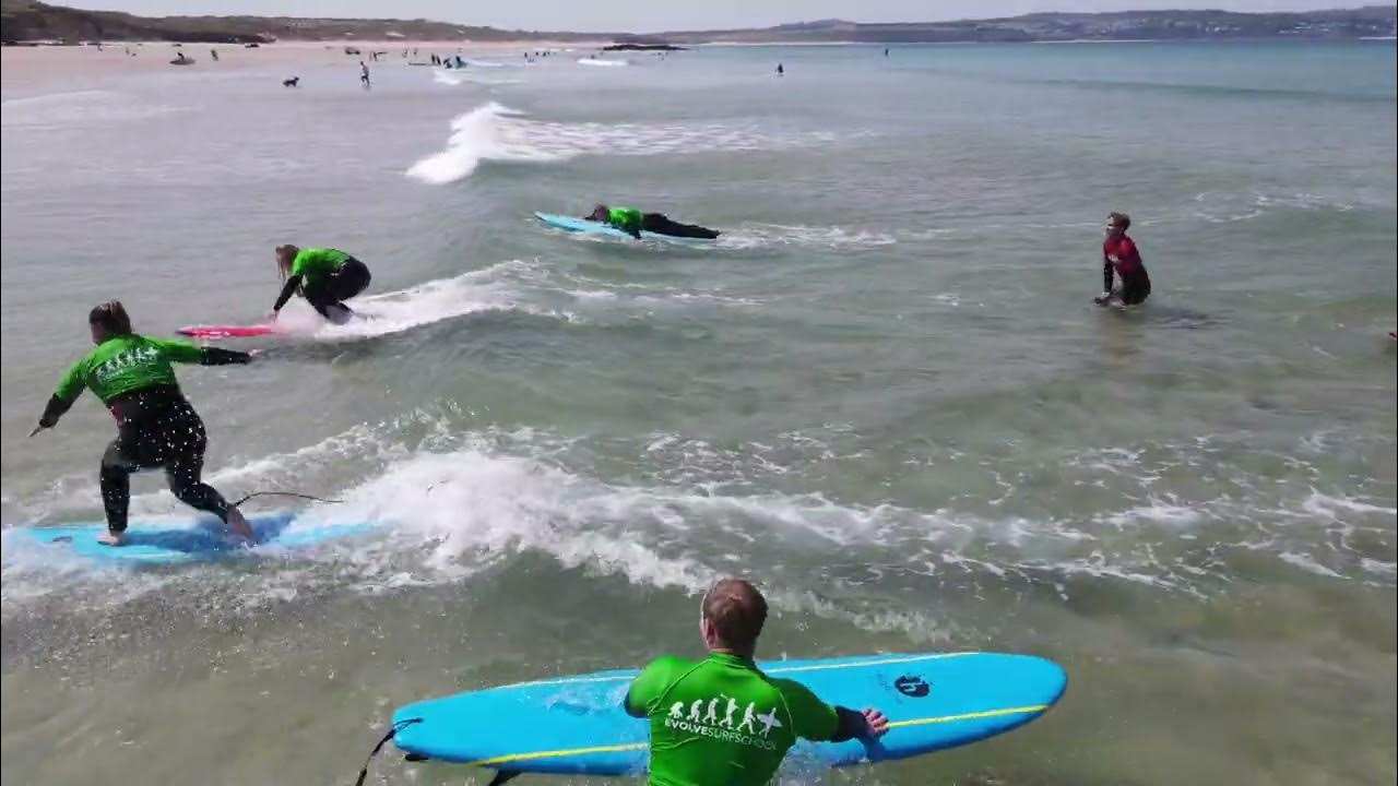 Surf Lessons at Gwithian Towans YouTube
