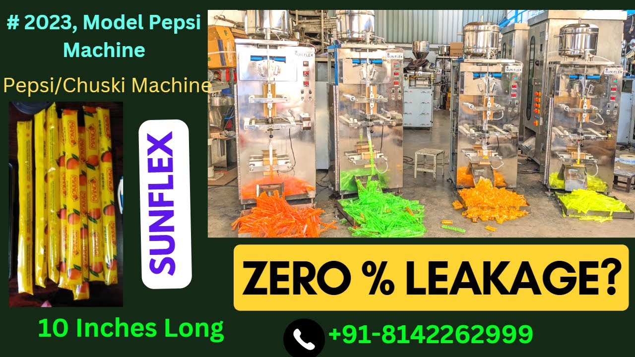 10 Inches long Icecandy/Pepsi Packing Machine 8142265999 #pepsicola #juicepack