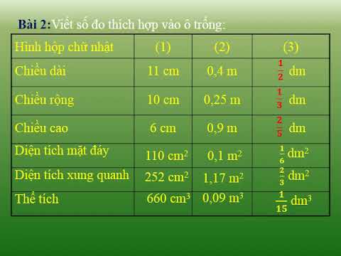 Toán lớp 5. Luyện Tập Chung - Trang 123, 124
