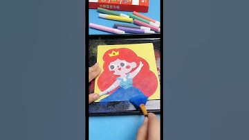 Ba bước vẽ tranh cát các bạn đã học được chưa #handmade #funnyvideo