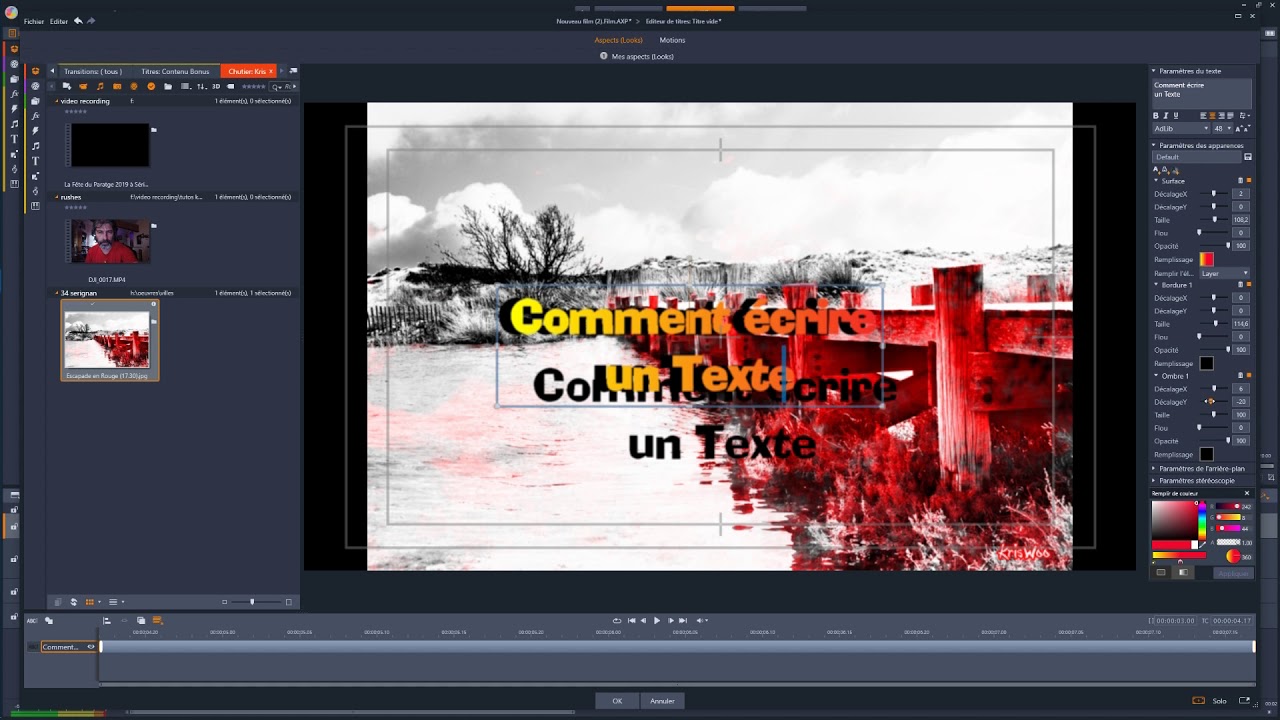 Comment faire une Animation de Texte sur Pinnacle Studio ? - YouTube