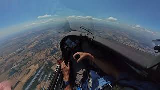 Glider (ASG29) Meets 2 x B1 Bombers