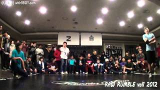 BRUCE LEE vs RUSH(w) | FINAL | RAW RUMBLE vol1 2012