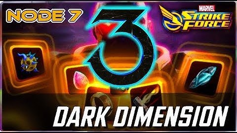 Dark Dimension 3 | Node 7 | Complete Walk Through | Marvel Strike Force | MSF | DD3