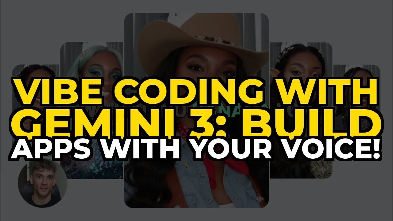 Vibe Coding with Gemini 3: Build Apps With Your Voice! - YouTube