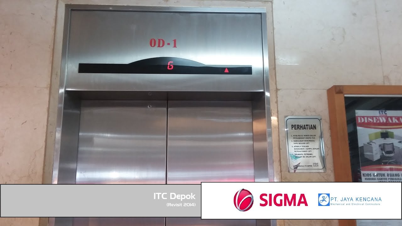 Sigma Glass Elevator at ITC Depok