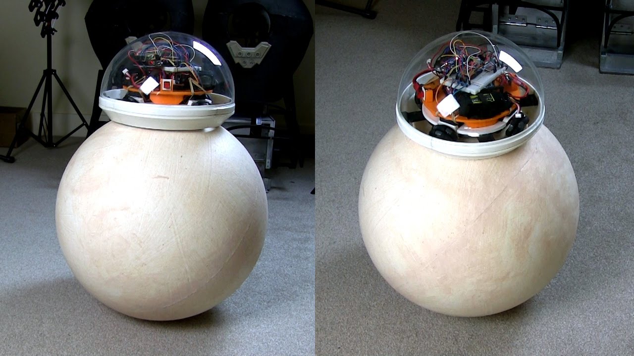 Star Wars BB-8 Droid v1 #2 | Balancing Robot James Bruton - YouTube