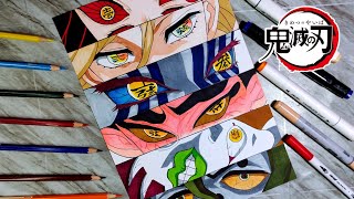 Drawing Anime Eyes Kimetsu no Yaiba/Demon Slayer | UPPER RANK DEMONS Drawing Anime Eyes Kimetsu no Yaiba/Demon Slayer | UPPER RANK DEMONS