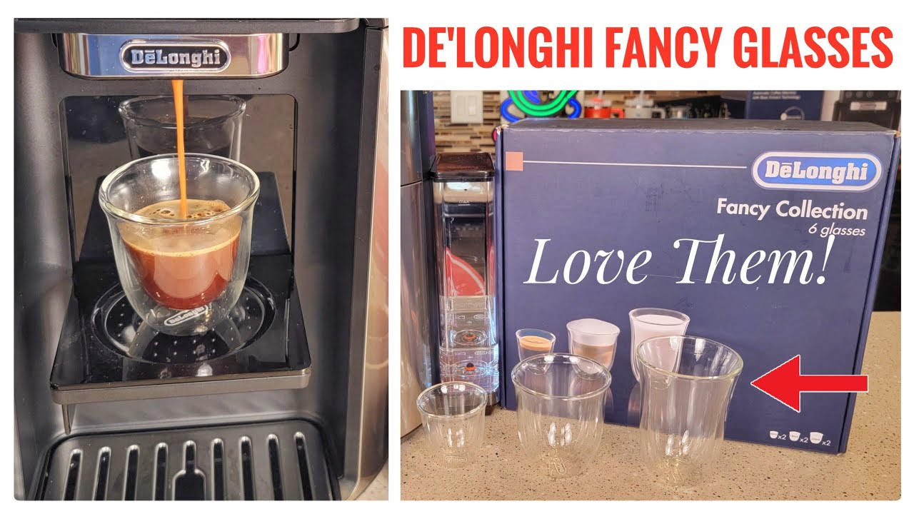 De'Longhi Fancy Collection Espresso Cappuccino Latte Double Wall Glasses  Review I LOVE THEM! 