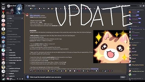 Mudae Update What??? New Searching and Sorting Flags