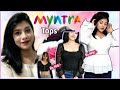 Myntra tops haulmyntra tops under rs550  moni sanodiya