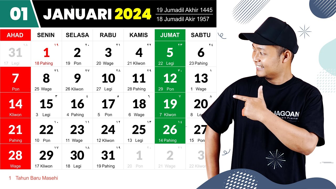 Kalender Tahun 2024 Lengkap Dengan Libur Nasional Youtube