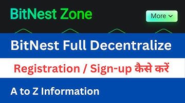 Bitnest me Ragistration kaise kare | how to register in bitnest | bitnest Signup