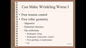 Web20123c - How to NOT Make Bagginess Worse