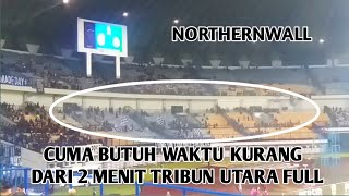 Detik Detik Northenwall Memasuki Stadion GBLA Semua Kompak Keren