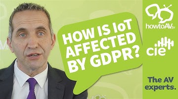 How is the Internet of Things affected by GDPR? (Data Protection)