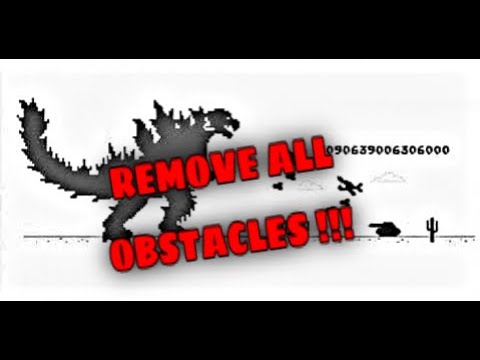 Chrome Dino Game No Internet - Cheat/Hack: Disable game over - No need to  jump (Endless Play) 