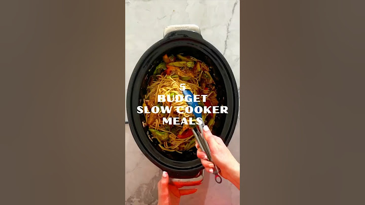 Recetas económicas de olla de cocción lenta #slowcookerrecipes #slowcookermeals